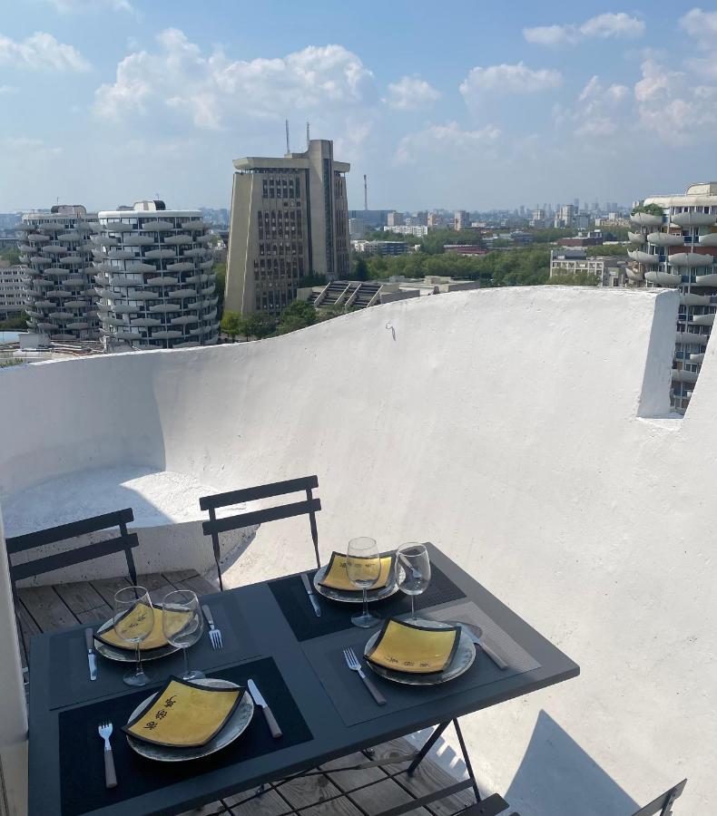 14Eme Et Der Etage "Arty" Avec 2 Chambres Et Vue Panoramique ! Créteil Kültér fotó