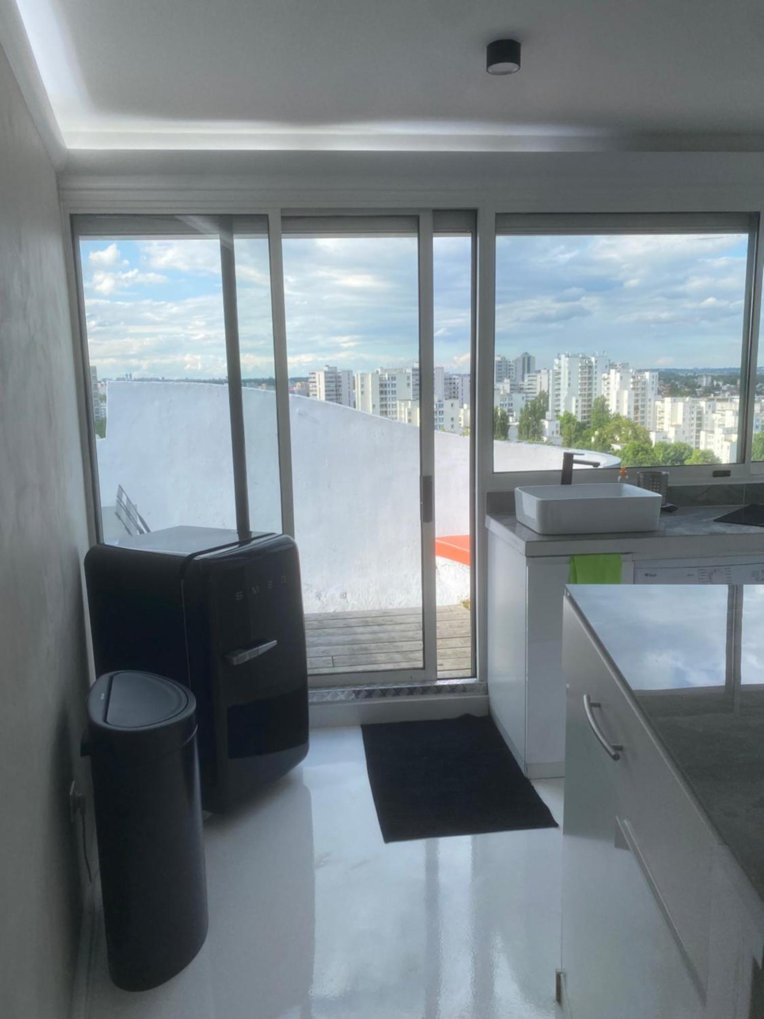 14Eme Et Der Etage "Arty" Avec 2 Chambres Et Vue Panoramique ! Créteil Kültér fotó